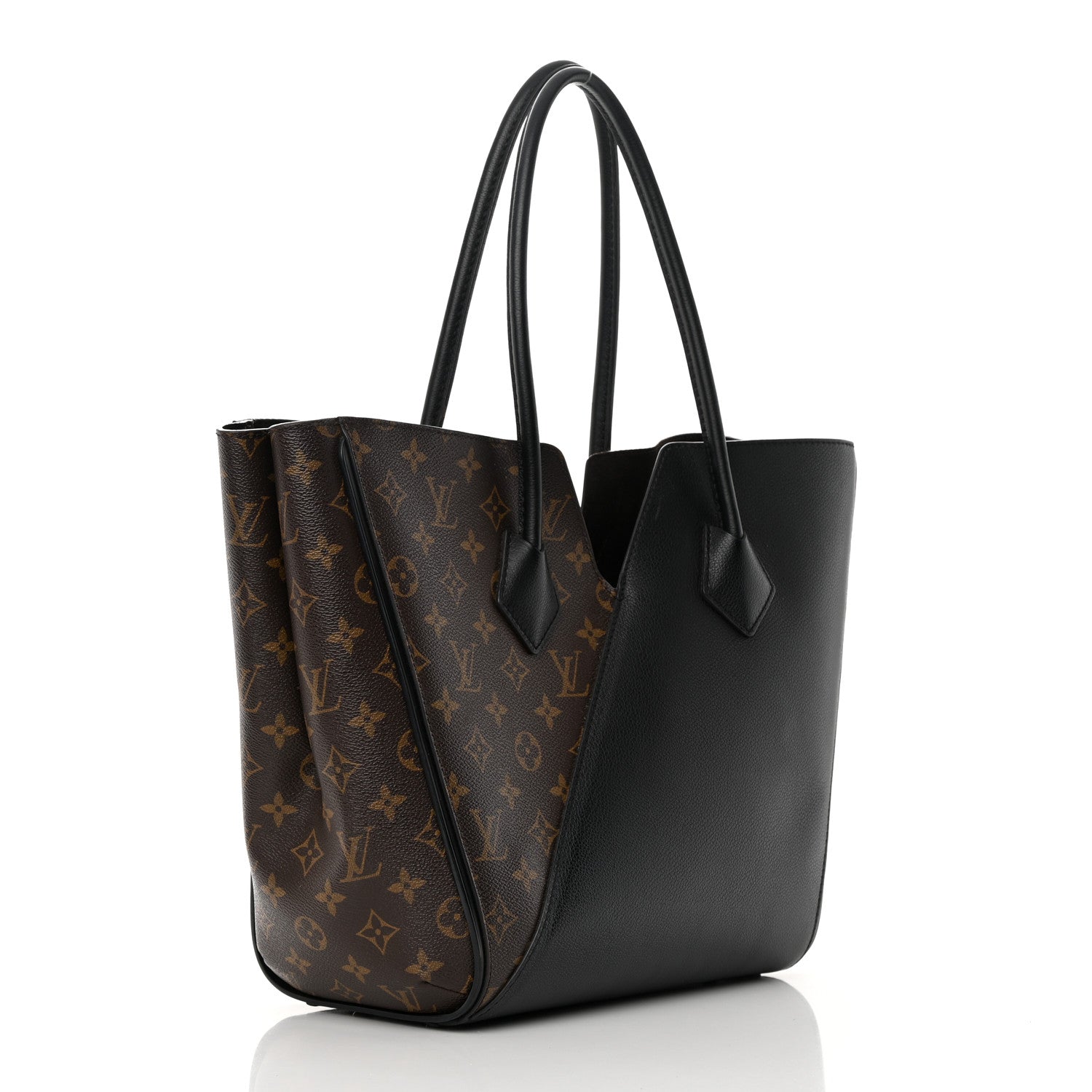 Louis Vuitton Calfskin Monogram Kimono Tote Black 3 of 24