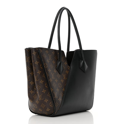 Louis Vuitton Calfskin Monogram Kimono Tote Black 3 of 24