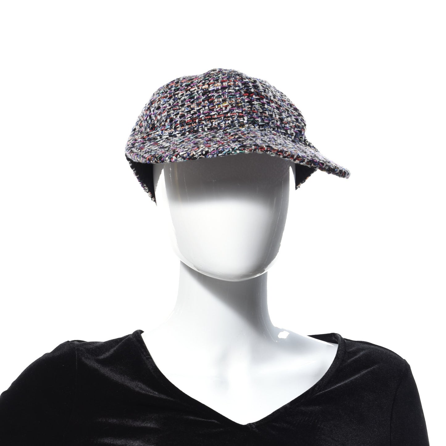 Tweed Cap Hat Multicolor