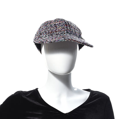 Chanel Tweed Cap Hat Multicolor 2 of 8