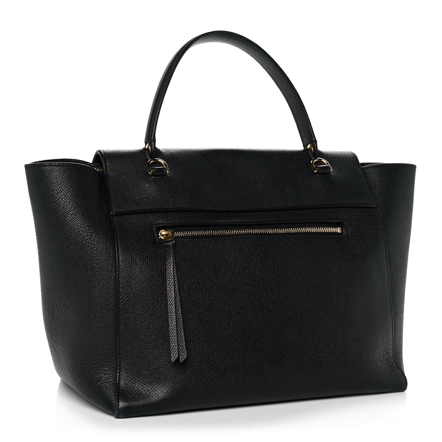 Grained Calfskin Mini Belt Bag Black