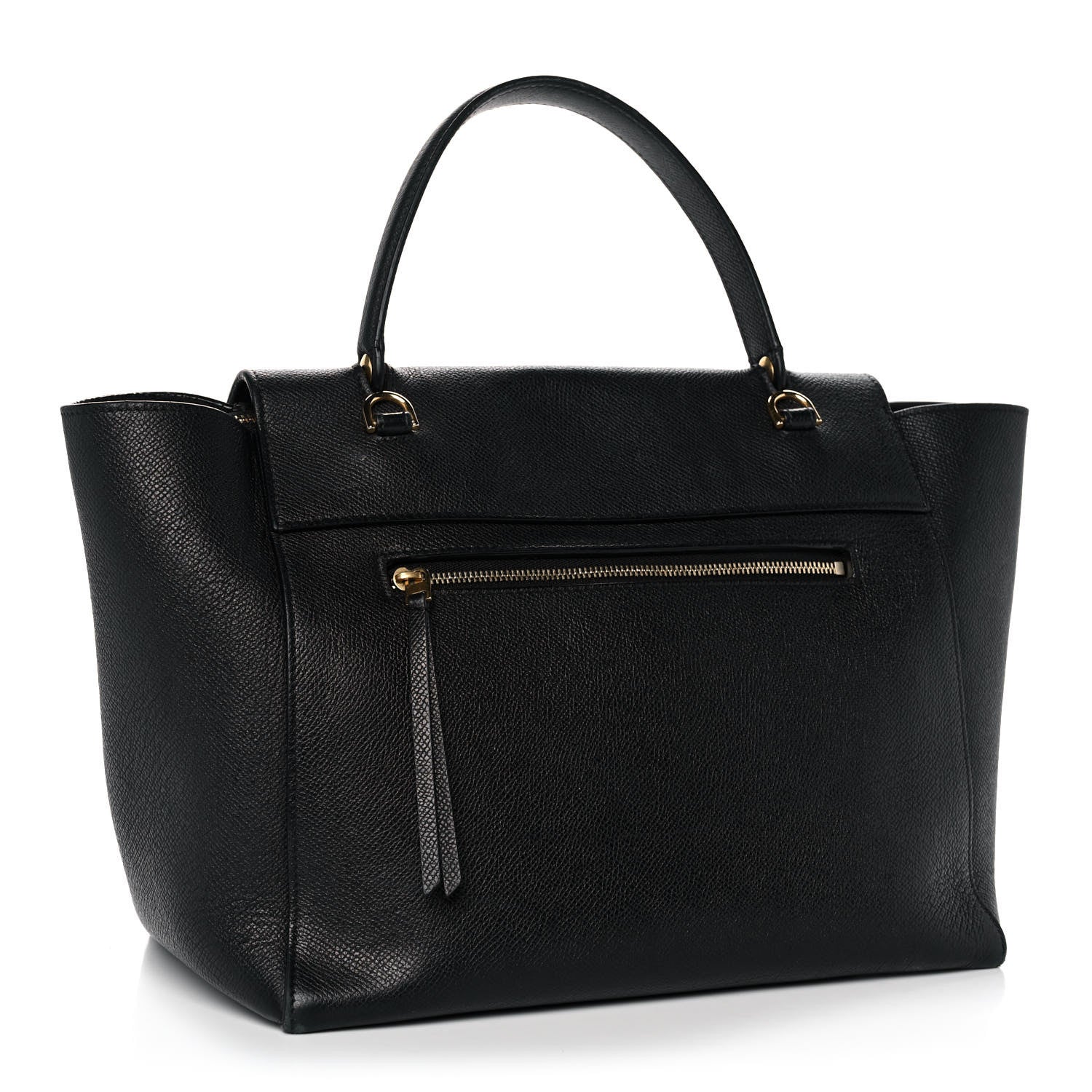 Celine Grained Calfskin Mini Belt Bag Black 2 of 9