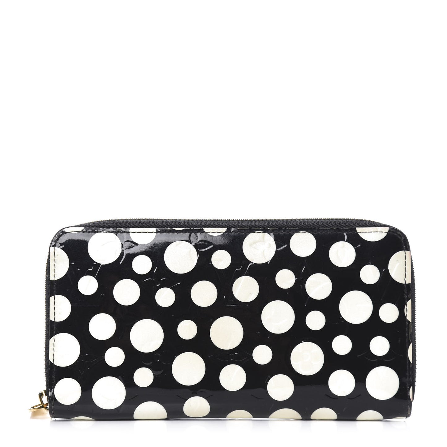 Vernis Kusama Infinity Dots Zippy Wallet Black