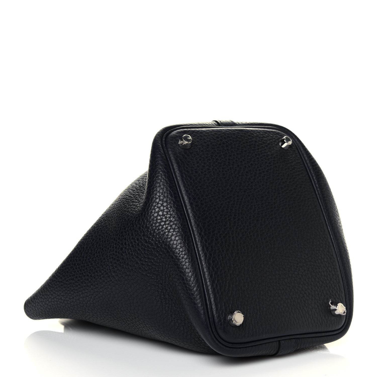 Hermes Taurillon Clemence Picotin Lock 18 PM Bleu Nuit 4 of 10
