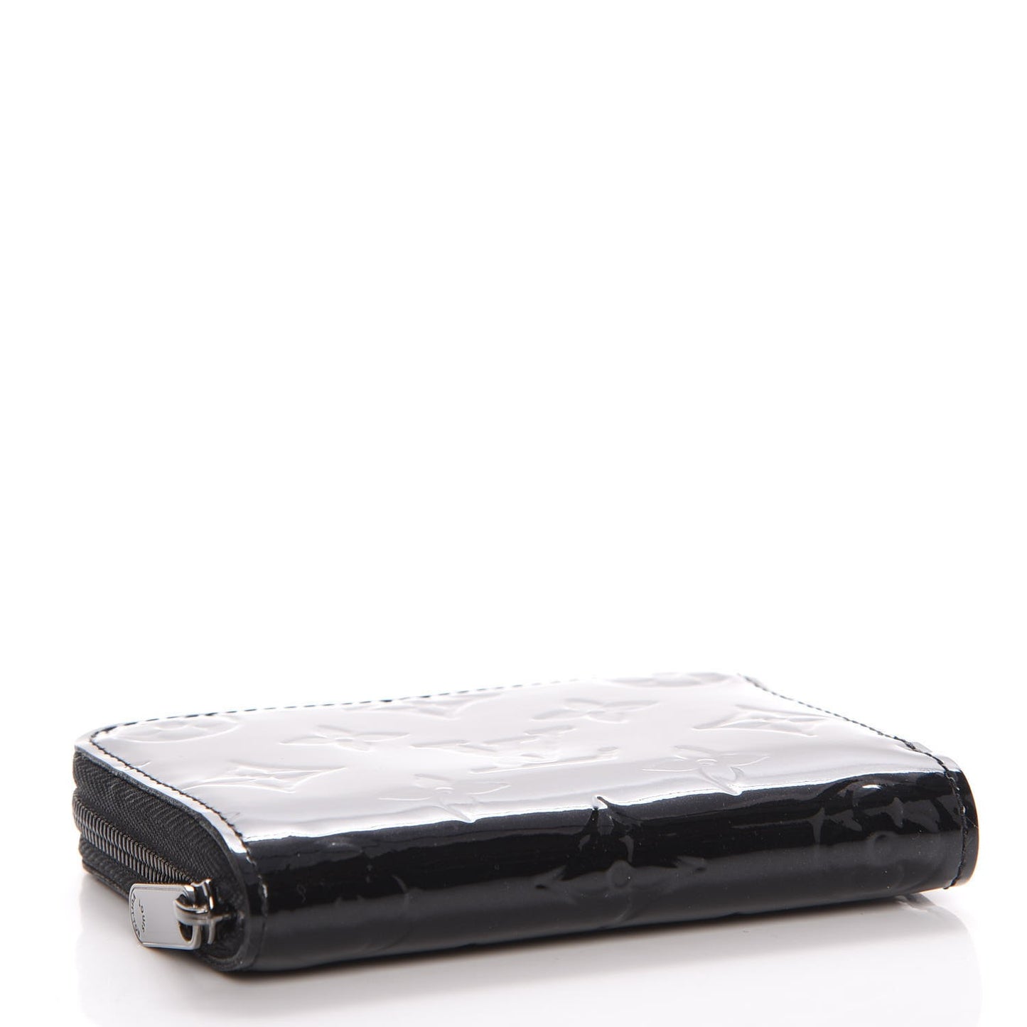 Vernis Zippy Coin Purse Wallet Noir Magnetique