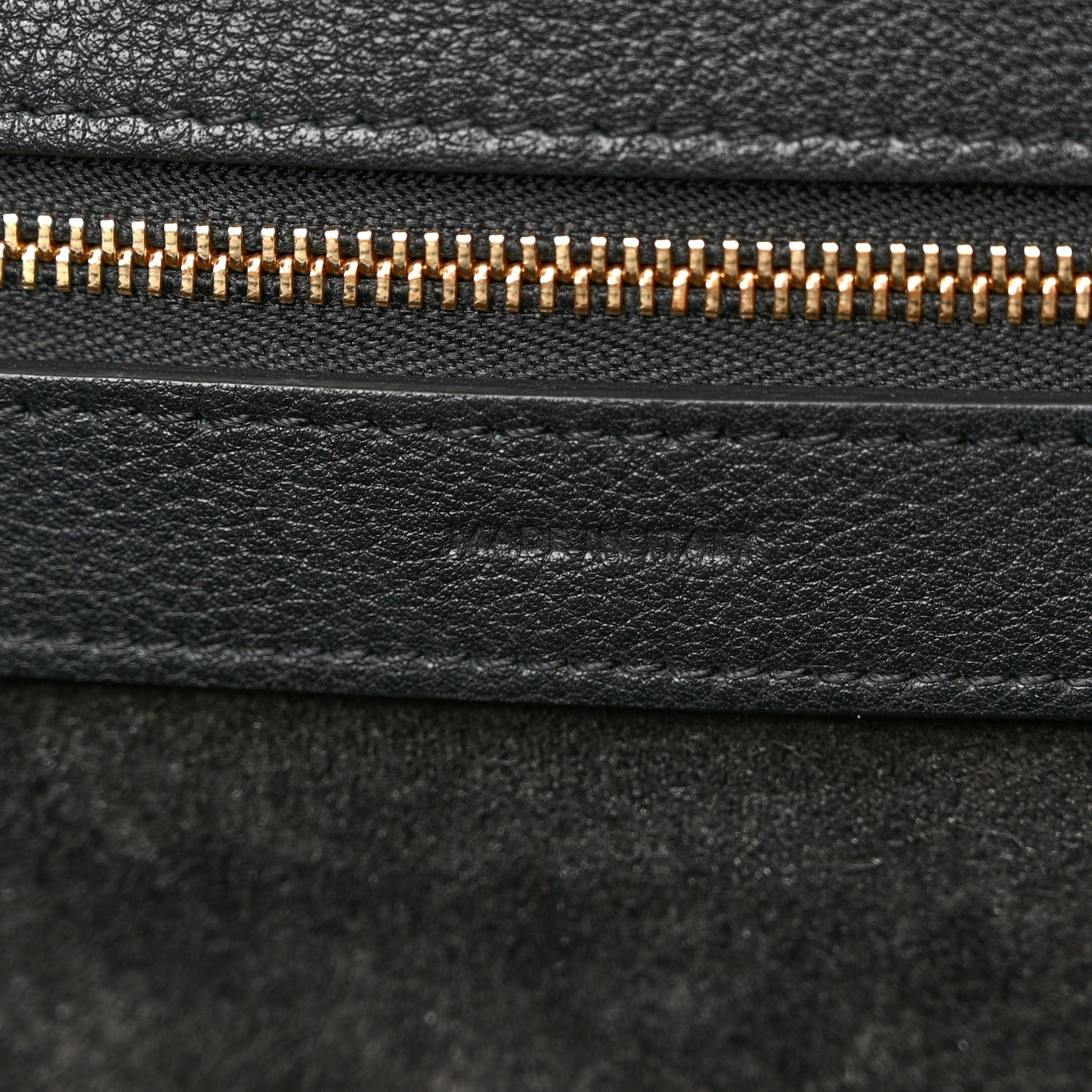 Soft Grained Calfskin Small Belt Cabas Phantom Black
