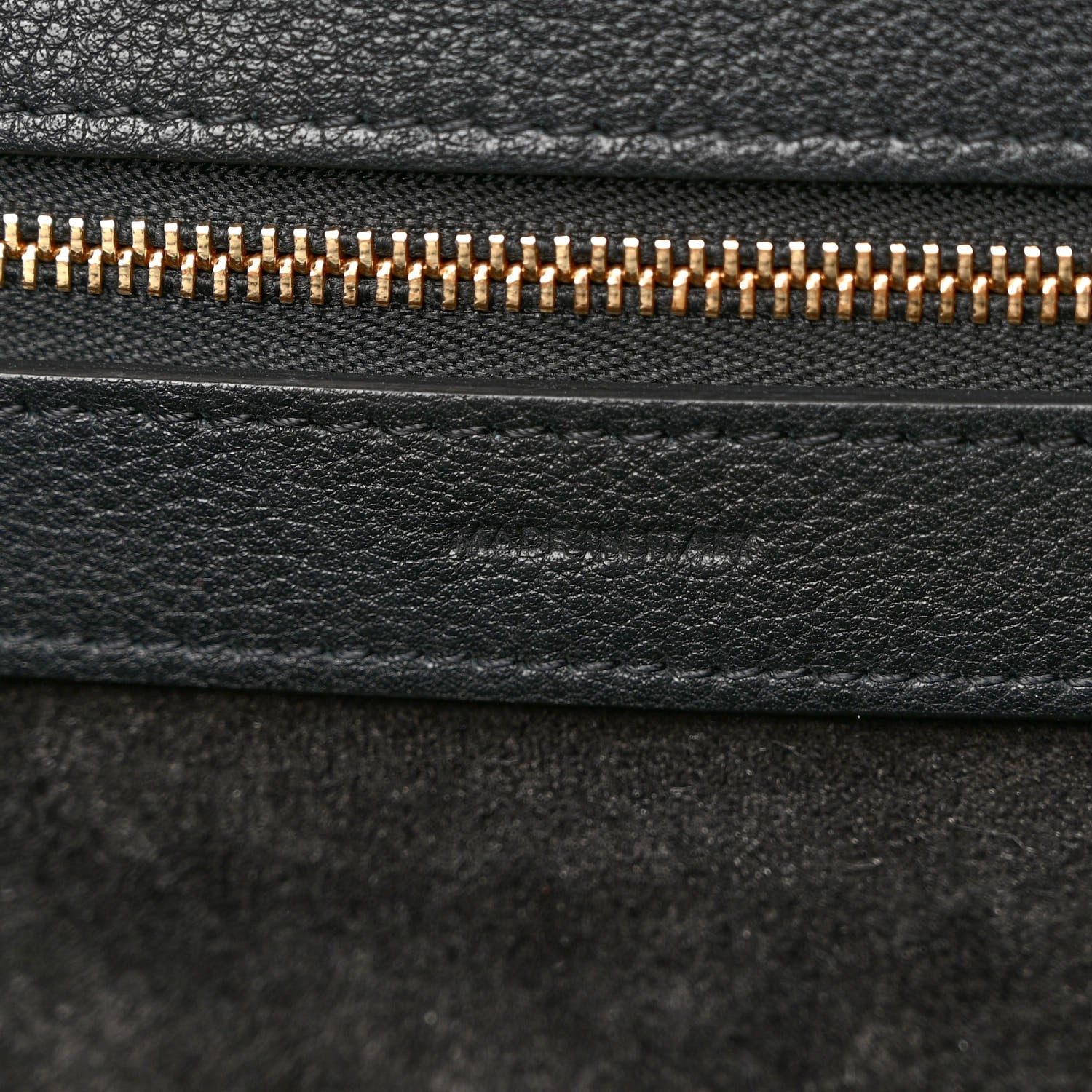 Celine Soft Grained Calfskin Small Belt Cabas Phantom Black 7 of 10