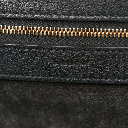 Celine Soft Grained Calfskin Small Belt Cabas Phantom Black 7 of 10