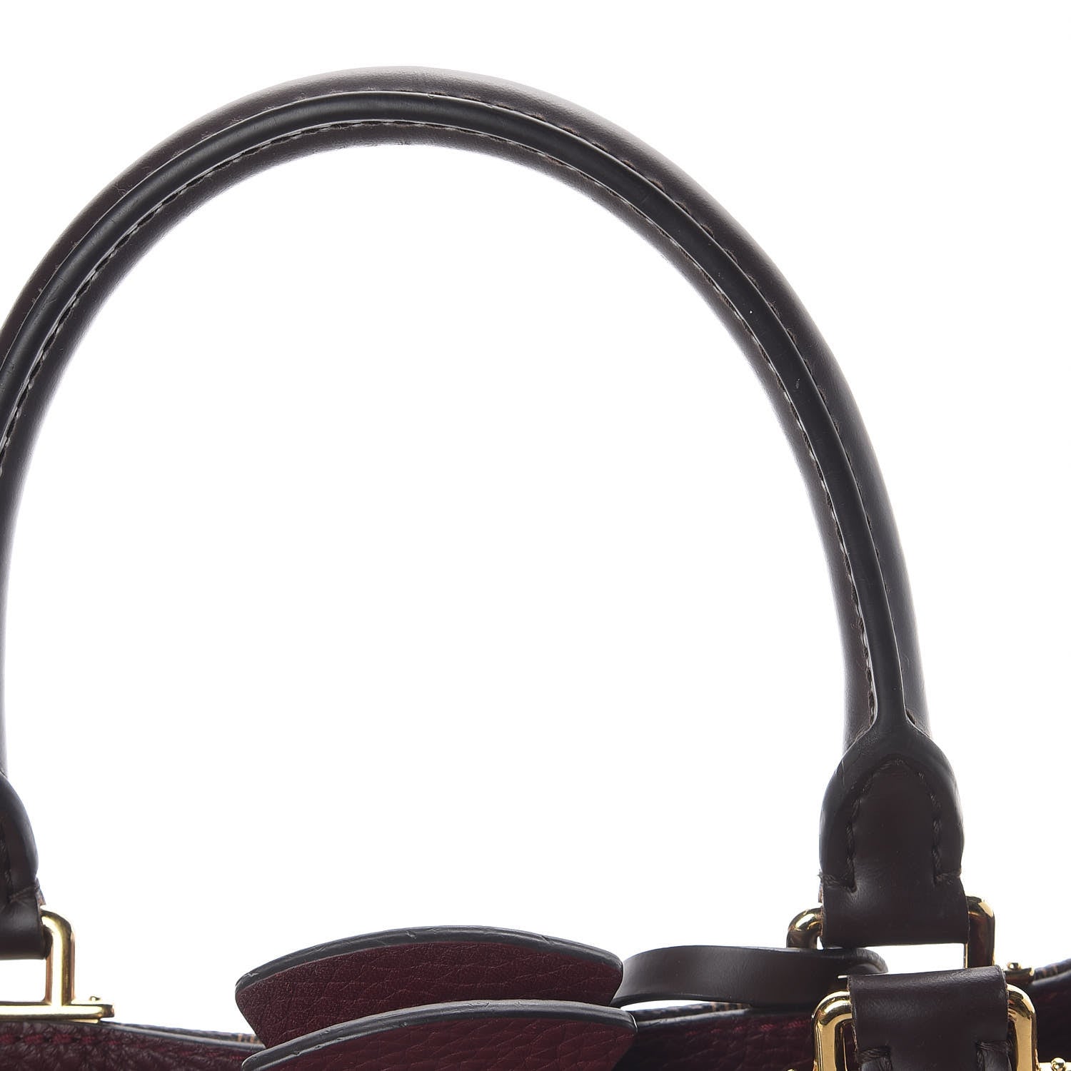 Louis Vuitton Damier Ebene Cuir Taurillon Brittany Bordeaux 9 of 10