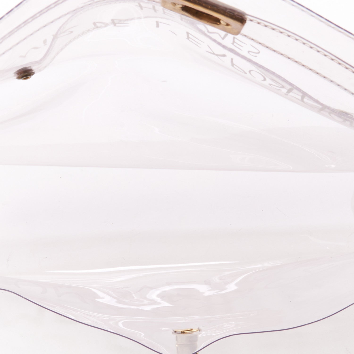Hermes Vinyl Souvenir De L'Exposition Kelly Transparent 7 of 9
