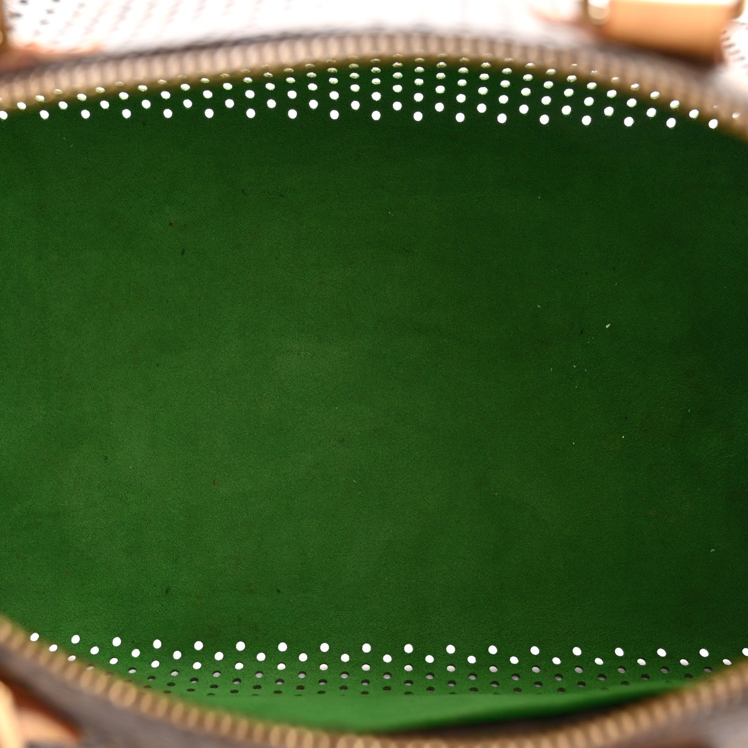 Louis Vuitton Monogram Perforated Speedy 30 Green 5 of 11