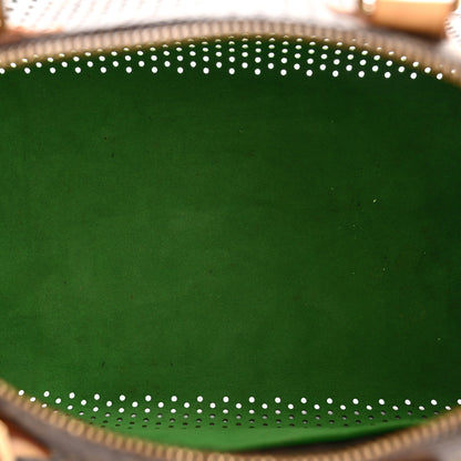 Louis Vuitton Monogram Perforated Speedy 30 Green 5 of 11