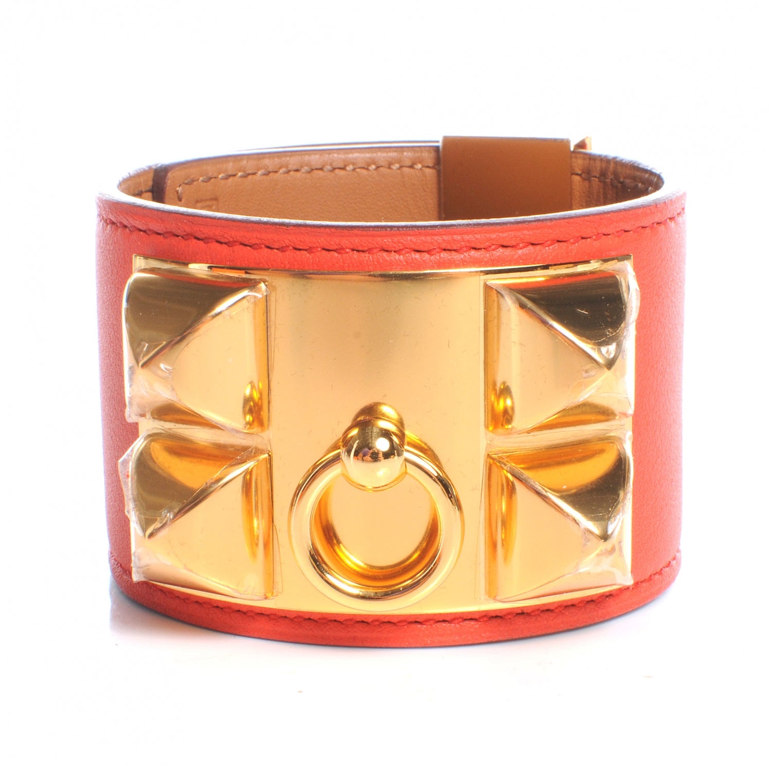 Hermes Swift Collier de Chien CDC Bracelet Capucine NEW Small 1 of 7