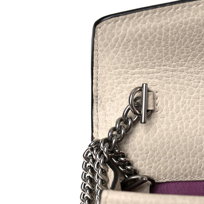 Gucci Dollar Calfskin Crystal Super Mini Dionysus Shoulder Bag Mystic White Black Diamond 11 of 14