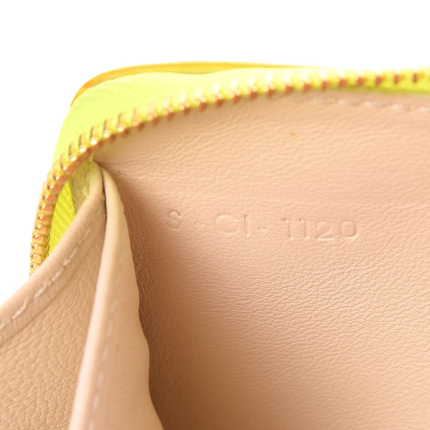 Python Large Zip Around Multifunction Wallet Yellow