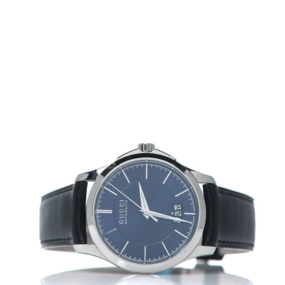 Gucci Stainless Steel Calfskin 38mm G-Timeless Automatic Watch Blue 2 of 5