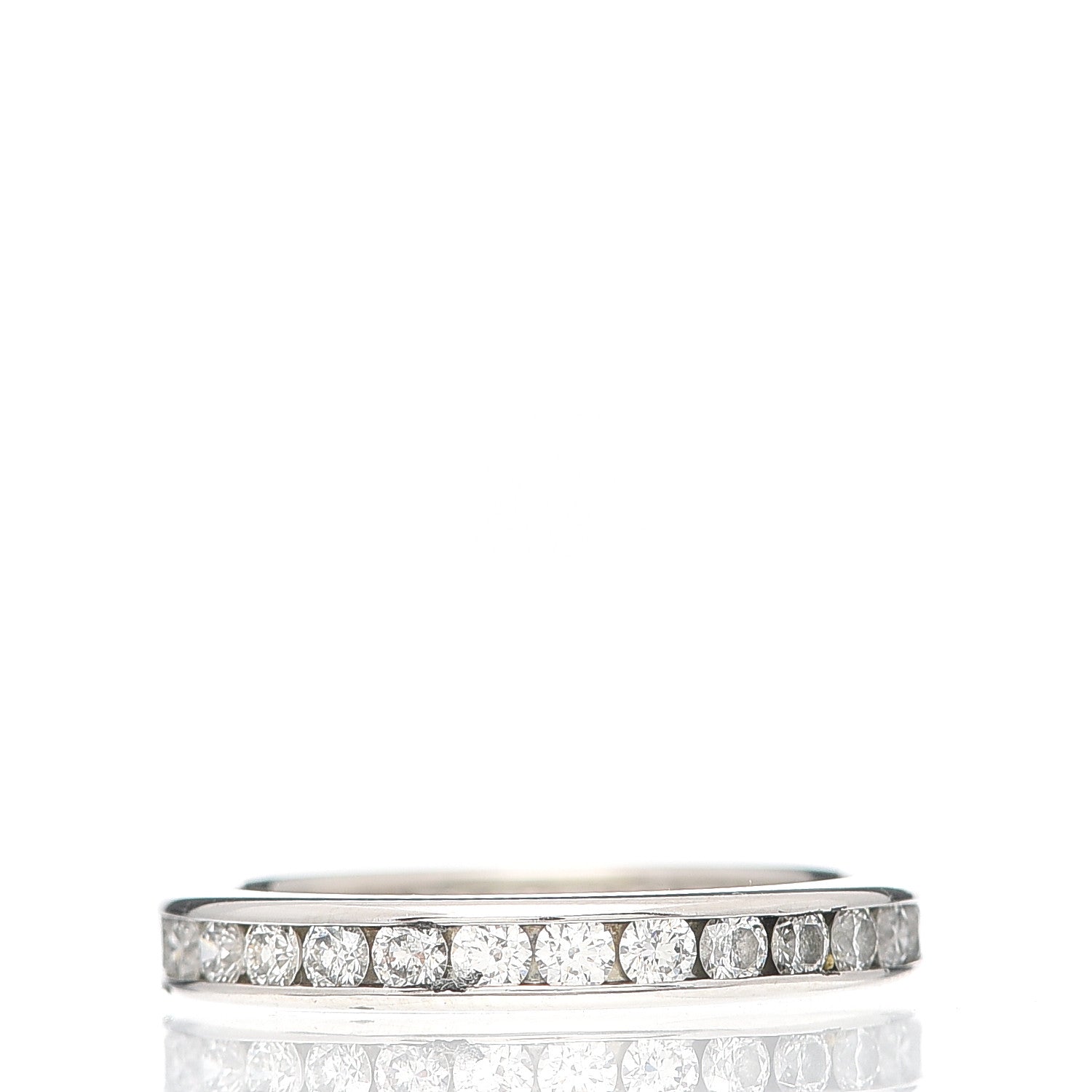 Tiffany Platinum Diamond 1.00ctw Eternity Band Ring 53 6.5 3 of 5