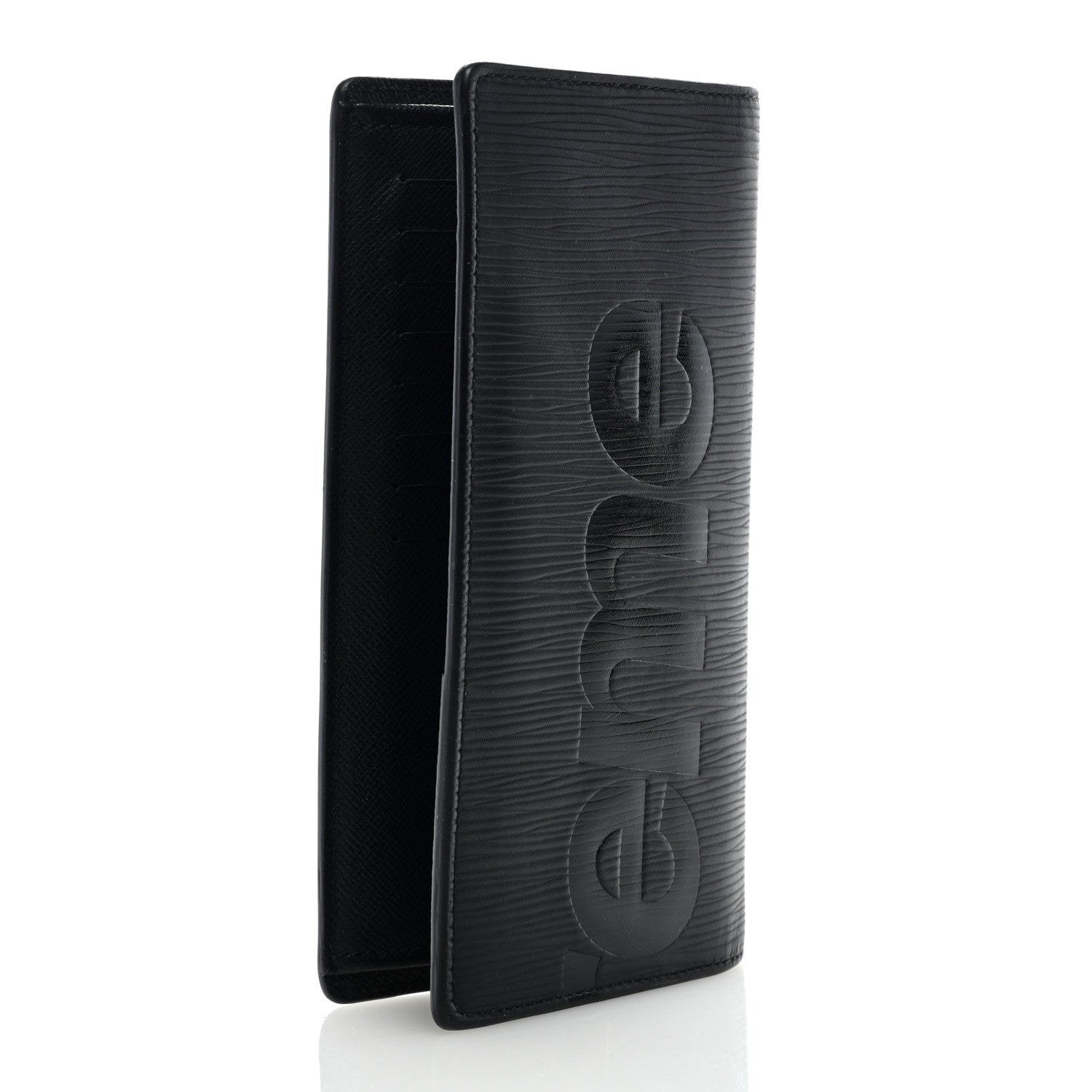 Louis Vuitton X Supreme Epi Brazza Wallet Black 3 of 6