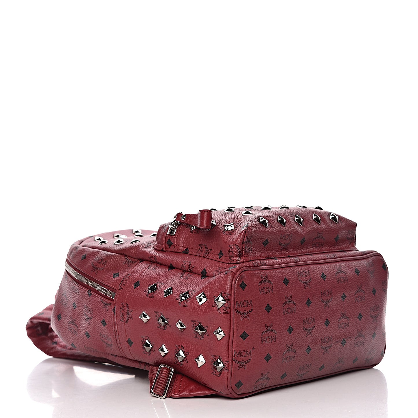 Visetos Studded Medium Stark Backpack Scooter Red