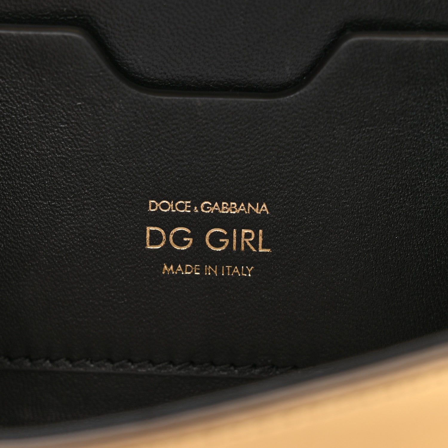 Dolce & Gabbana Metallic Calfskin DG Girls Shoulder Bag Gold 6 of 11