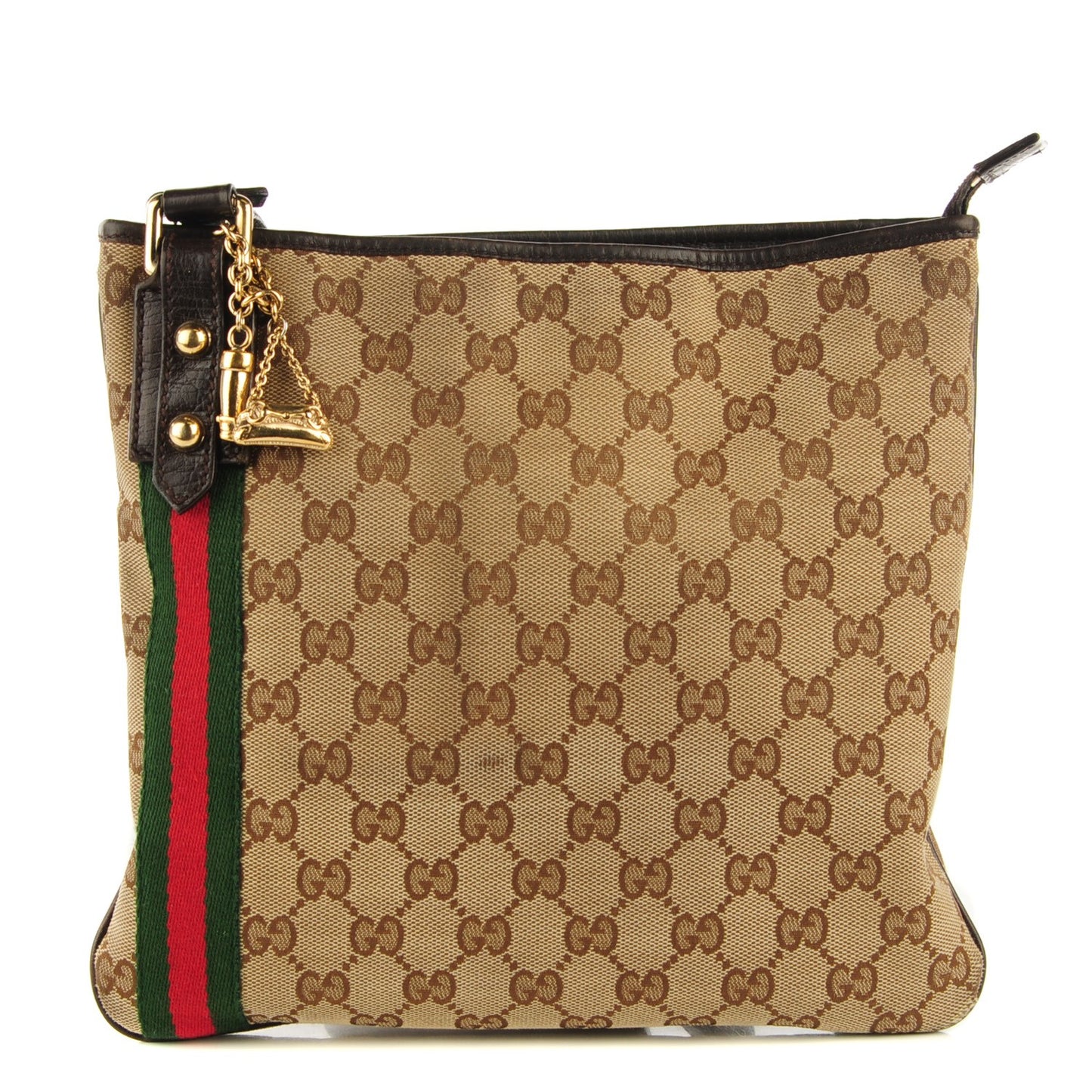 Monogram Web Jolicoeur Charms Messenger Dark Brown