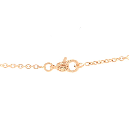 Christian Dior 18K Rose Gold Diamond Large Rose Couture Necklace 4 of 4