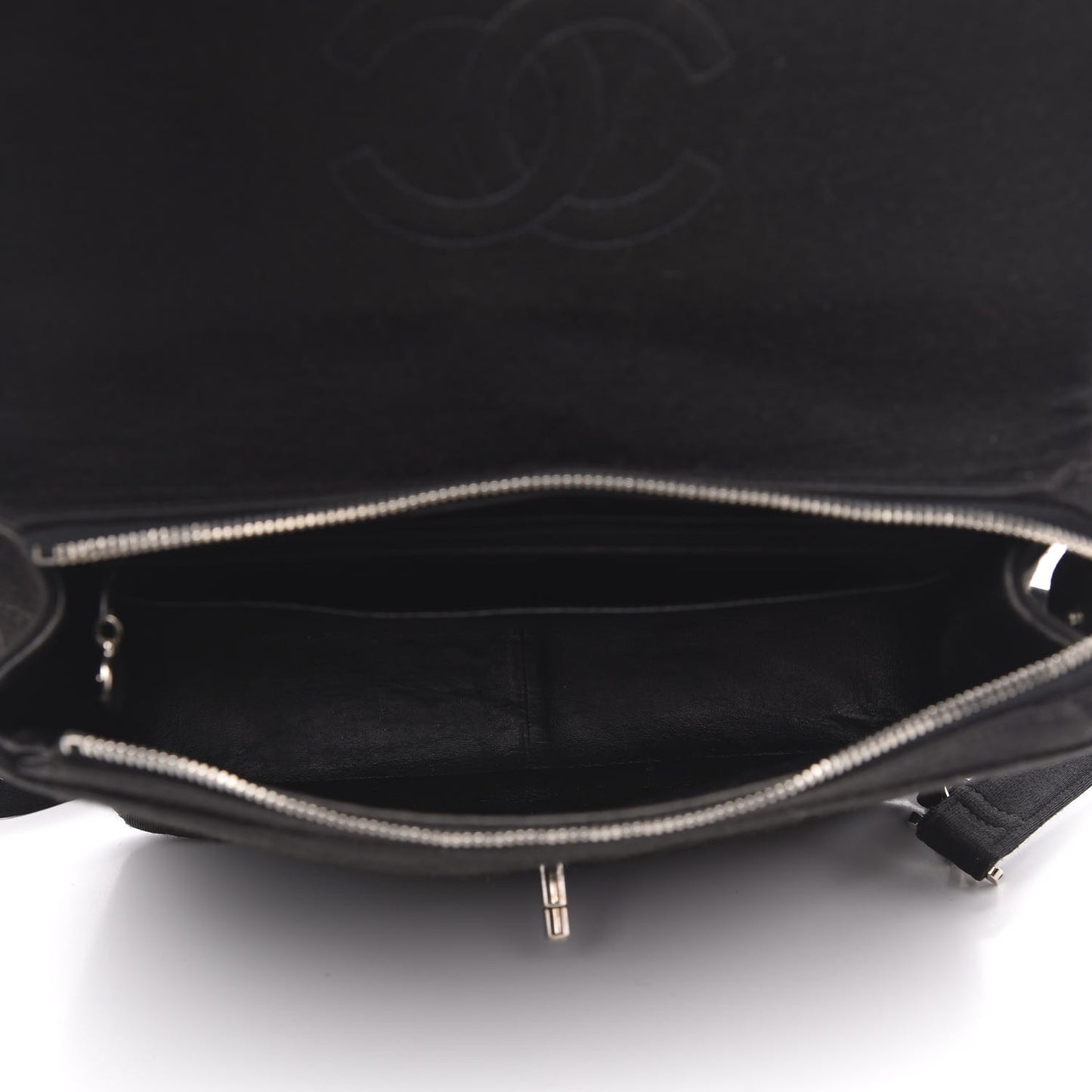Jersey Quilted Backpack Black