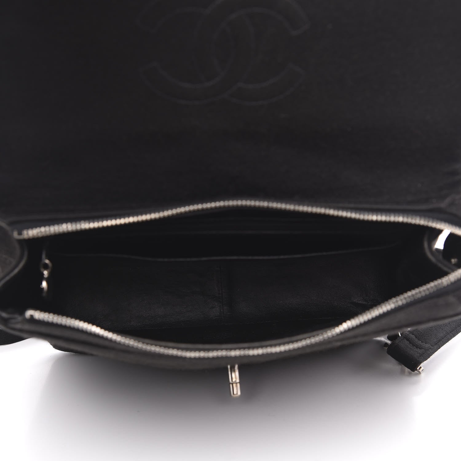 Chanel Jersey Quilted Backpack Black 4 of 14