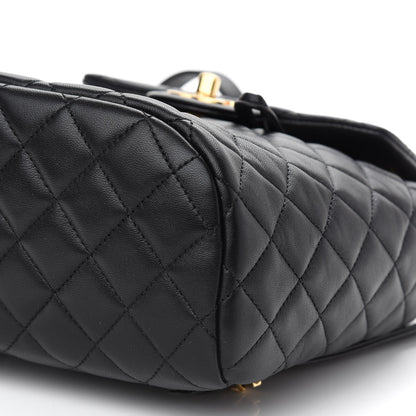 Chanel Lambskin Quilted Mini Urban Spirit Backpack Black 9 of 9