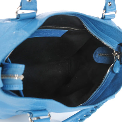 Balenciaga Agneau Giant 12 Silver Hardware Velo Bleu Indigo 5 of 8