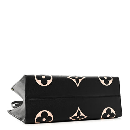 Louis Vuitton Empreinte Monogram Giant Onthego GM Black Beige 4 of 9