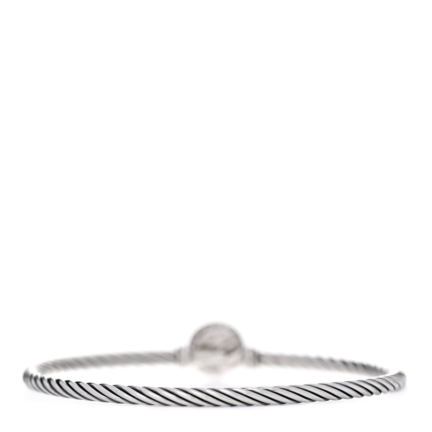 David Yurman Sterling Silver Citrine 3mm Chatelaine Bracelet 3 of 4