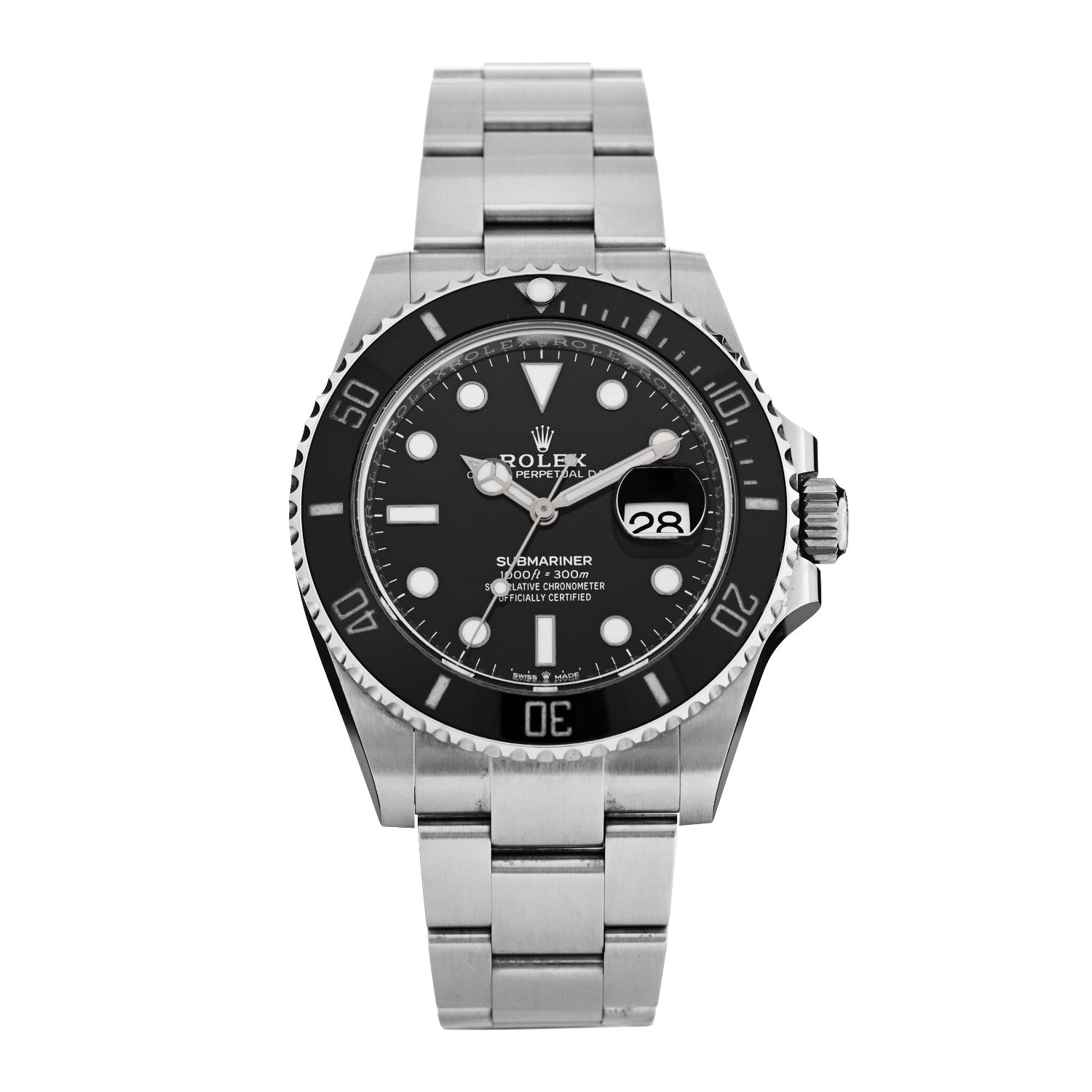 Rolex Stainless Steel 41mm Oyster Perpetual Submariner Date Watch Black 126610LN 1 of 5
