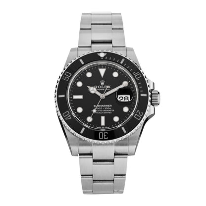 Rolex Stainless Steel 41mm Oyster Perpetual Submariner Date Watch Black 126610LN 1 of 5