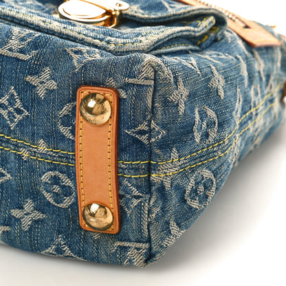 Louis Vuitton Monogram Denim Baggy PM Blue 8 of 8
