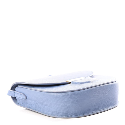 Celine Grained Calfskin Compact Trotteur Porcelain 3 of 10
