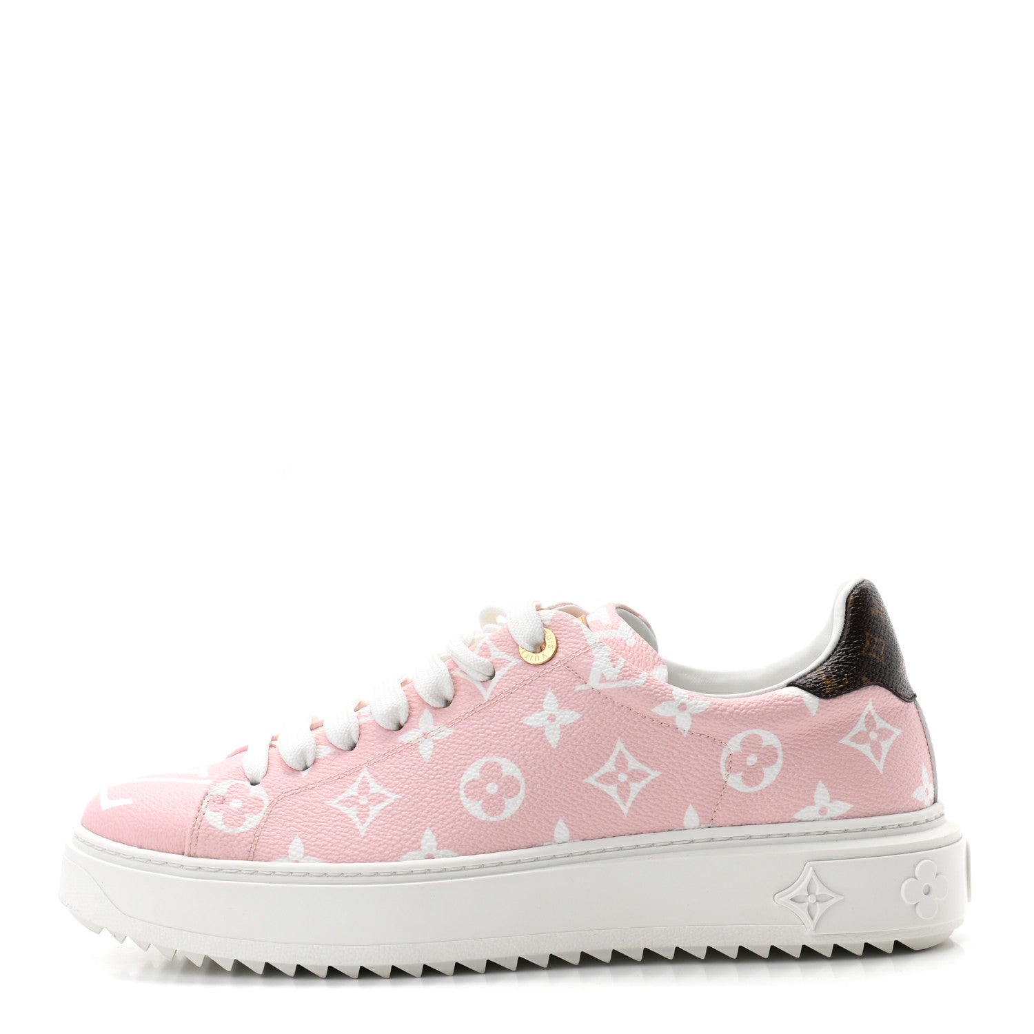 Louis Vuitton Monogram Giant Time Out Sneakers 40 Rose 1 of 9