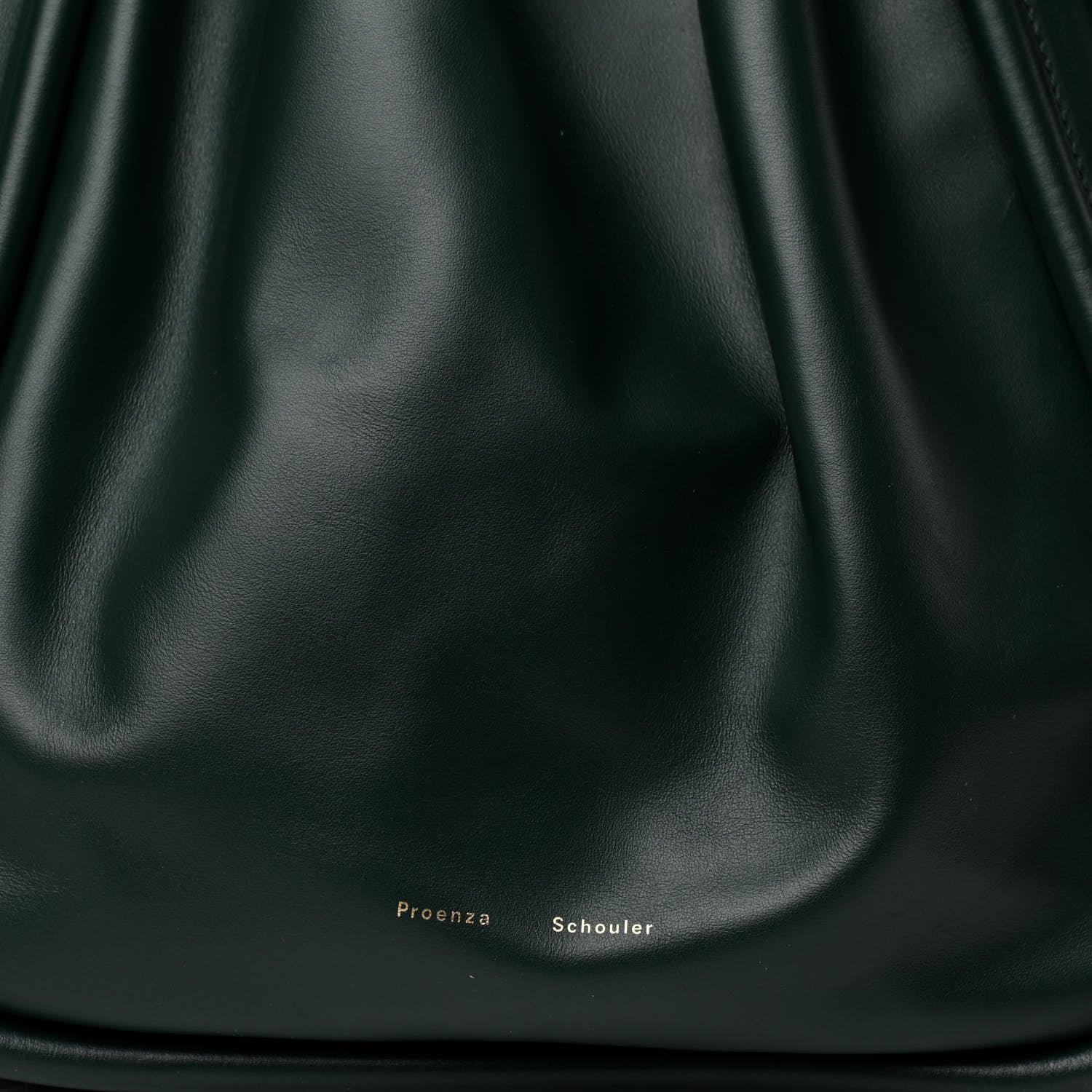 Proenza Schouler Calfskin XL Ruched Tote Petrol Green 7 of 9