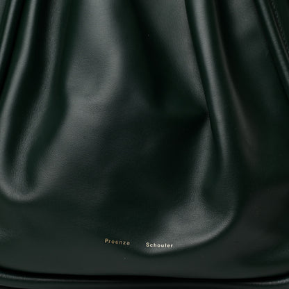 Proenza Schouler Calfskin XL Ruched Tote Petrol Green 7 of 9