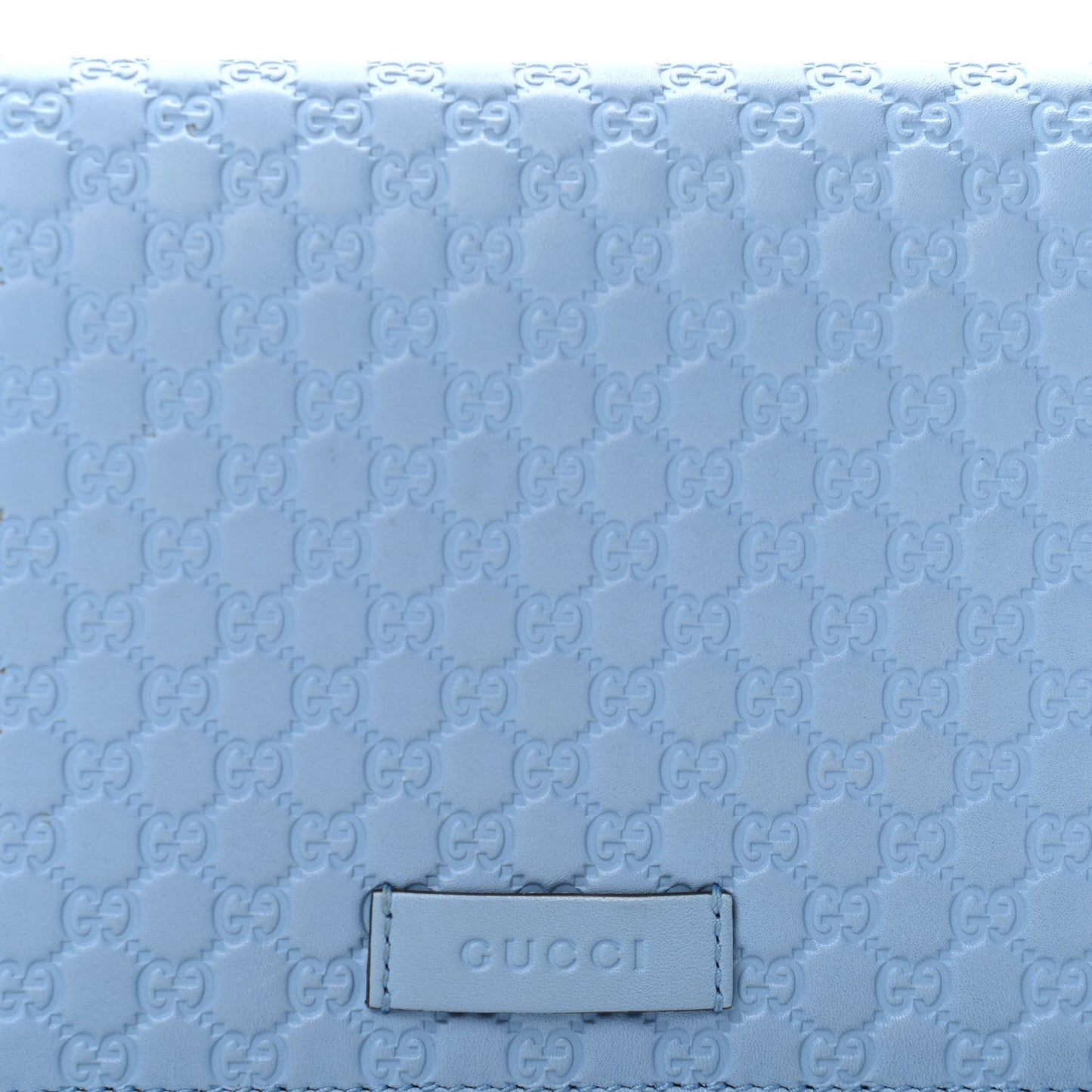 Microguccissima Crossbody Wallet Mineral Blue