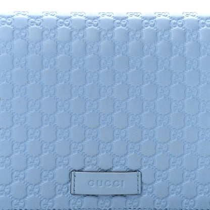 Gucci Microguccissima Crossbody Wallet Mineral Blue 8 of 12