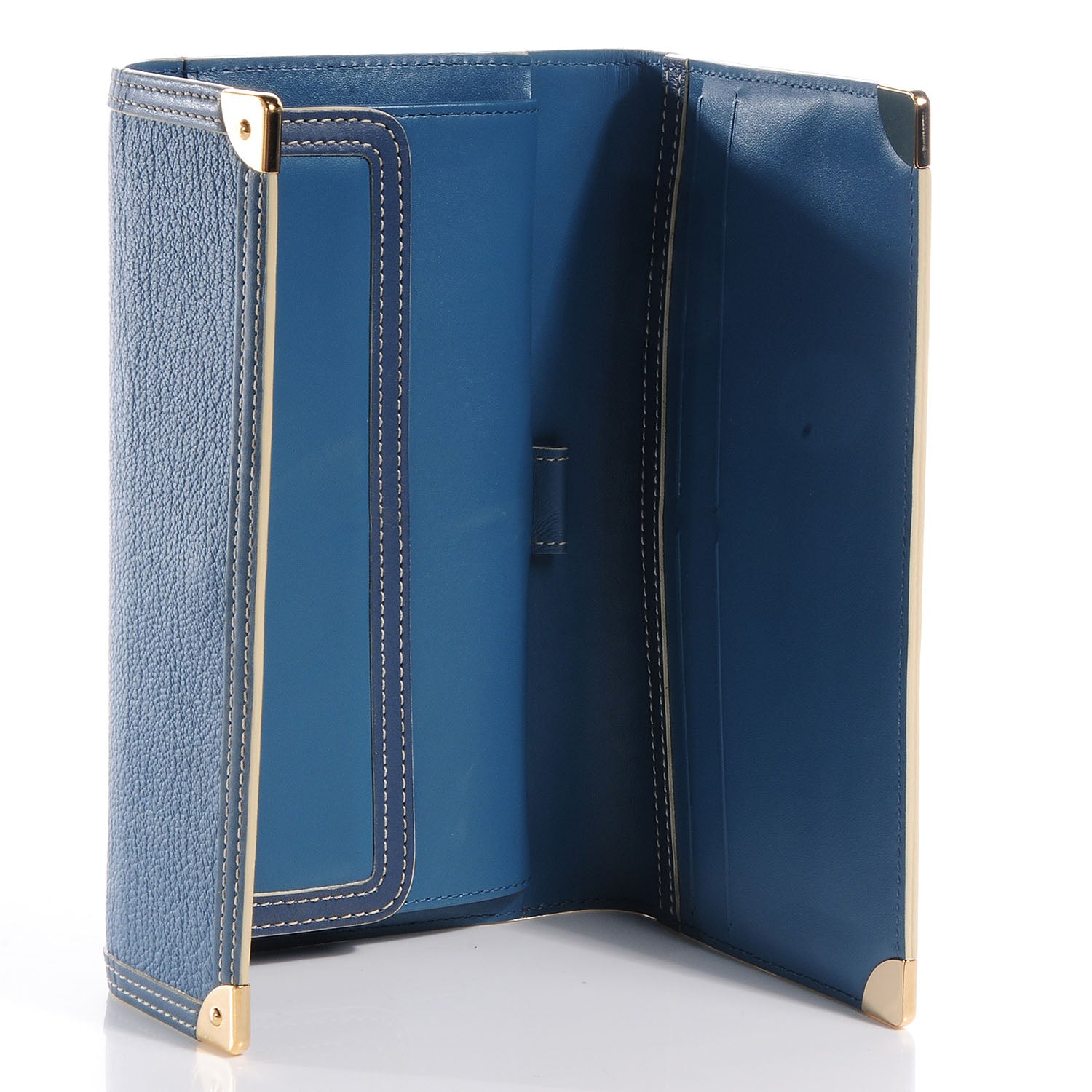 Louis Vuitton Suhali Porte Tresor International Wallet Blue 7 of 8