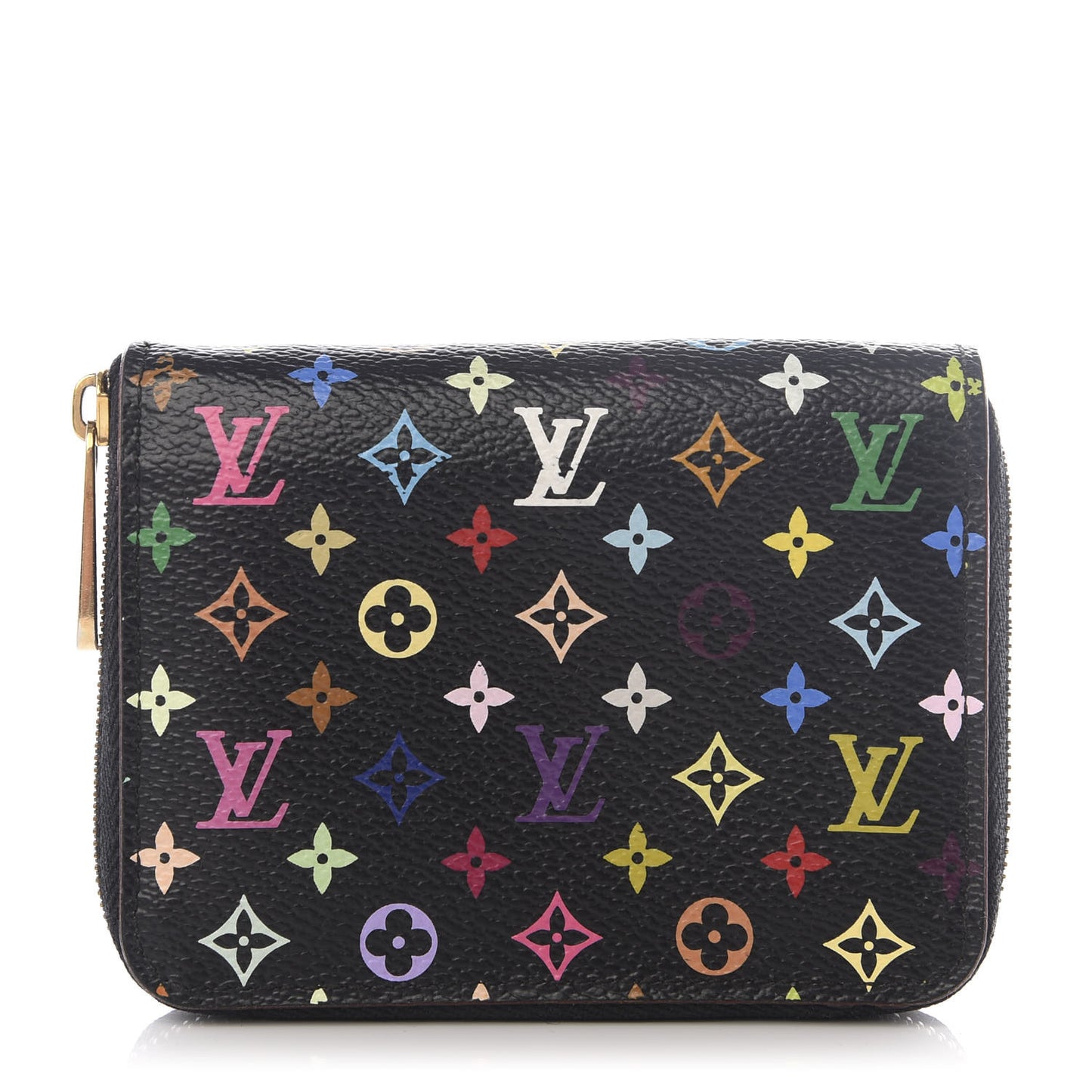 Monogram Multicolor Zippy Coin Purse Black