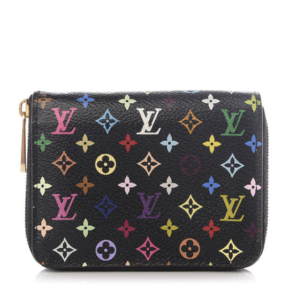 Louis Vuitton Monogram Multicolor Zippy Coin Purse Black 1 of 8