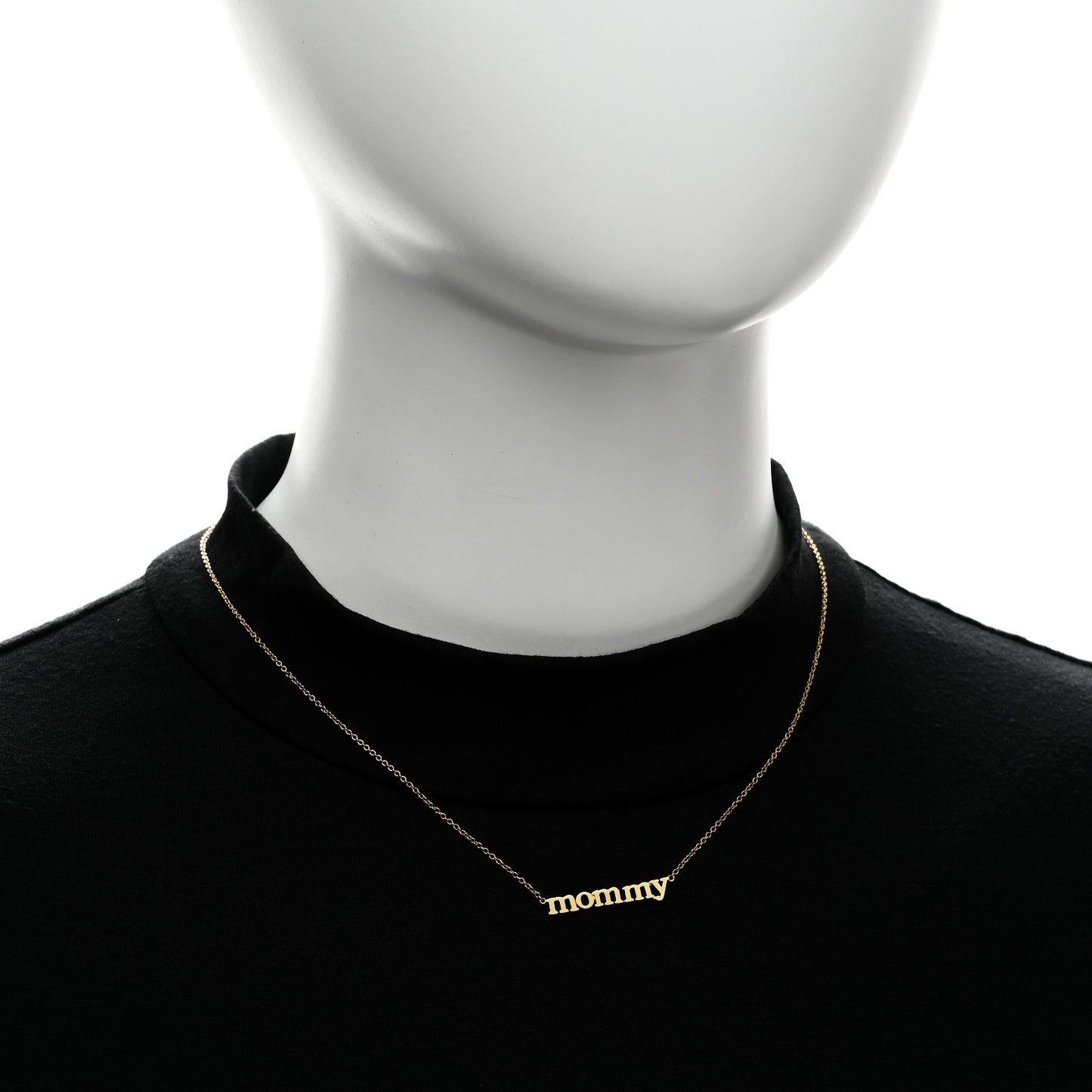 18K Yellow Gold Mommy Necklace