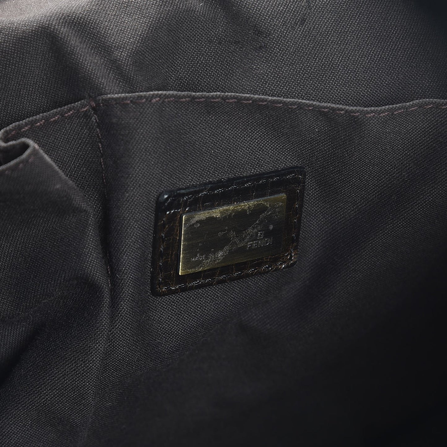Zucca B Buckle Hobo Tobacco Castagna