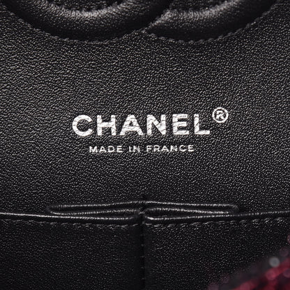 Chanel Tweed Quilted Medium Double Flap Multicolor 7 of 14