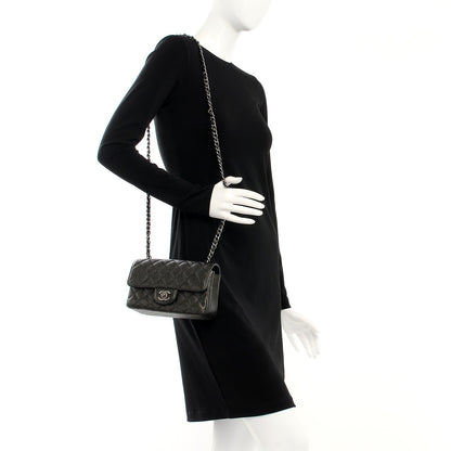 Chanel Caviar Quilted Mini Rectangular Flap Charcoal 2 of 6