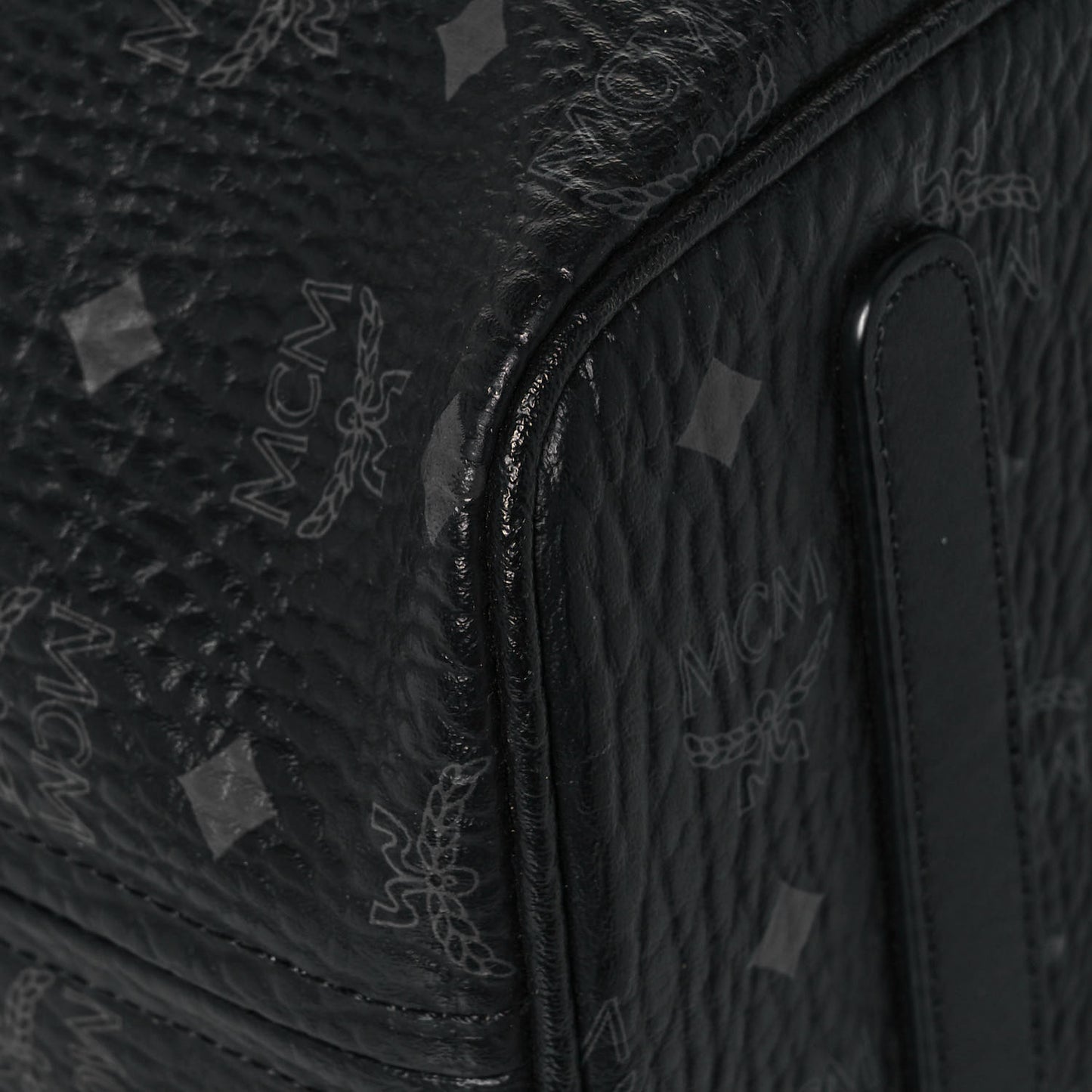 Visetos Medium Reversible Shopper Tote Black