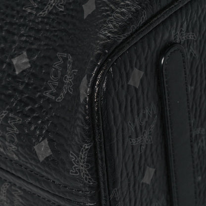 MCM Visetos Medium Reversible Shopper Tote Black 7 of 19